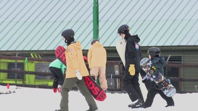 Pine Knob Ski and Snowboard resort, school makes its own snow this winter