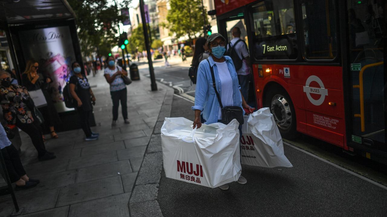 Shoppers on Oxford street. Picture: Peter Summers/Getty Images