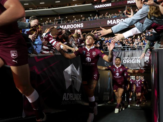 Game one of this year’s Origin was played at Adelaide. Picture: Mark Kolbe/Getty Images