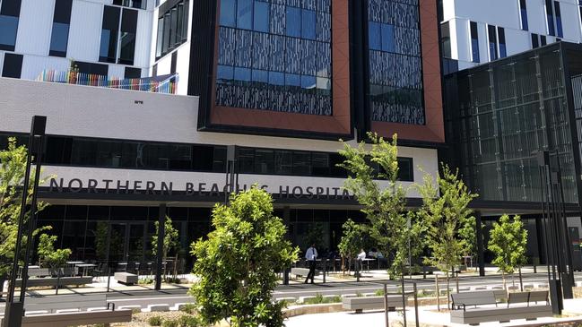 Exterior of Northern Beaches Hospital in Frenchs Forest. Picture: Julie Cross.