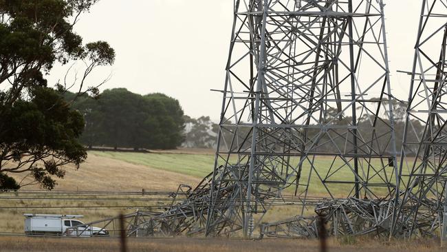 Over 80,000 Victorian households and businesses are still without electricity. Picture: Alison Wynd