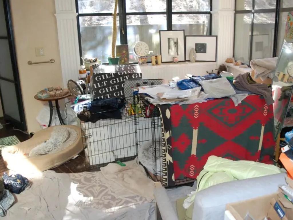 Newly released photos showed inside the couple’s Santa Fe home, two months after their deaths. Picture: Santa Fe County Sheriff’s Office