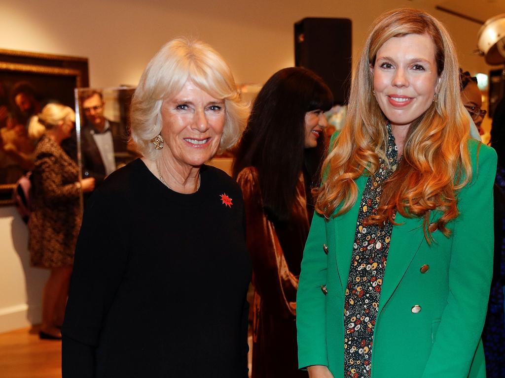 Camilla, Duchess of Cornwall UK Prime Minister's Boris Johnson's wife, Carrie Johnson, attend the Shameless! Festival. Picture: Peter Nichols – WPA Pool/Getty Images