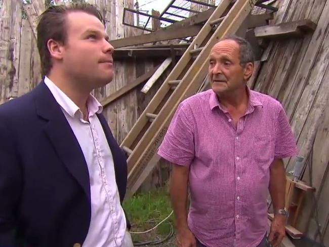 Tony said he wall is better than the one President Donald Trump plans to build between the US and Mexico. Picture: Channel Nine