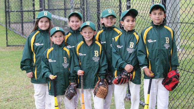 Bankstown Sports Baseball Club Magpies League Under 9s were the undefeated minor premiers. Picture: Tim Clapin