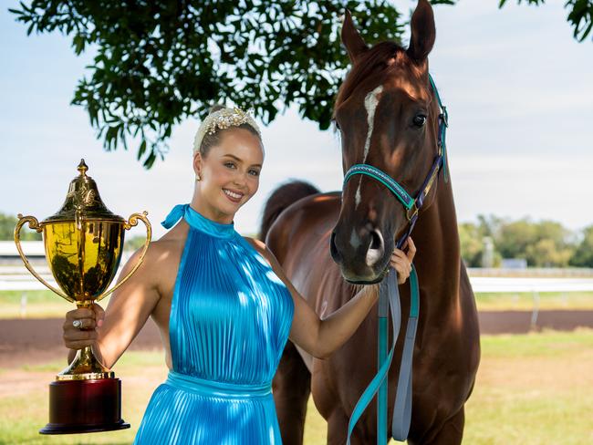 Bronte Pearson has been named the 2023 Darwin Cup Carnival ambassador and Fromthenevernever. Picture: Pema Tamang Pakhrin