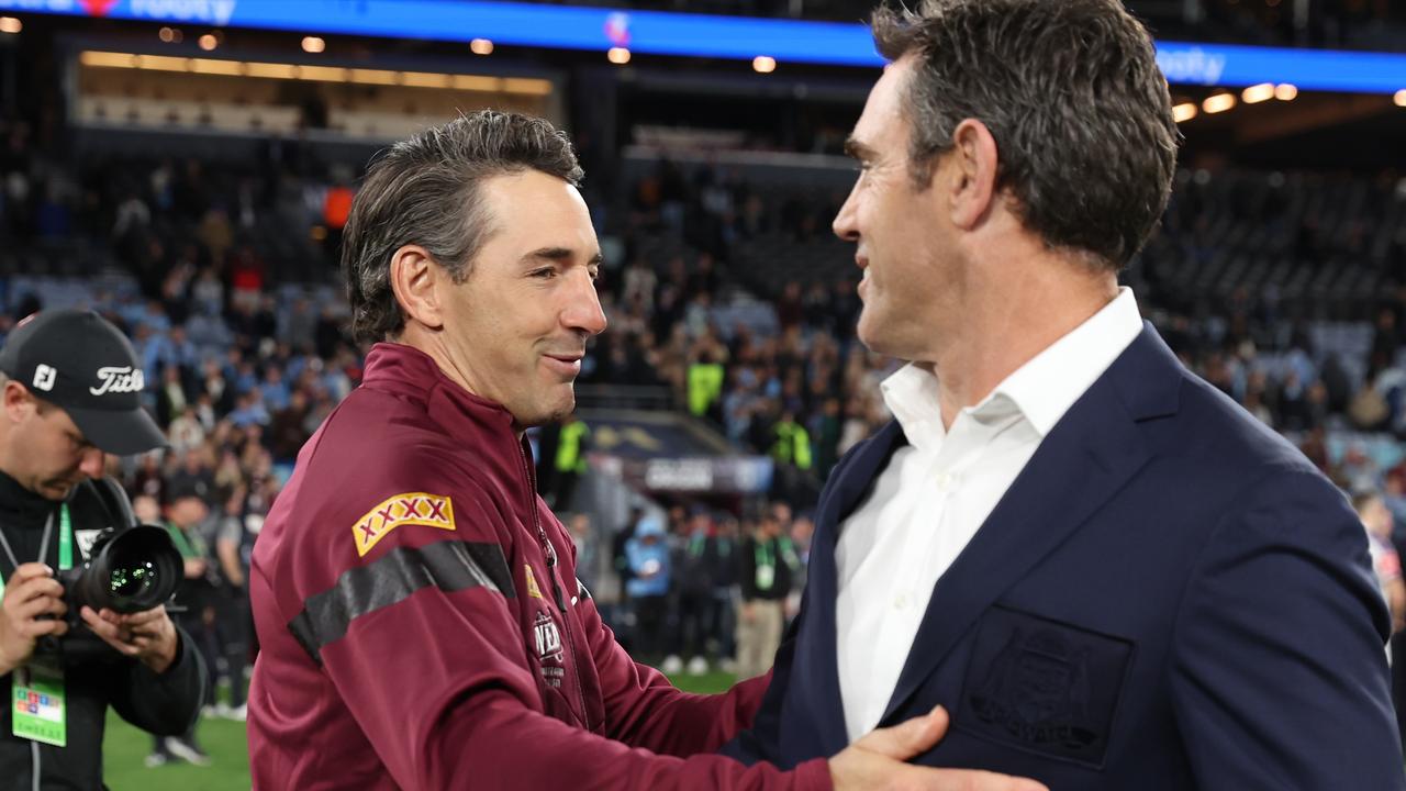 Billy Slater has signed a new three-year deal to stay on as Queensland coach as the Blues consider what to do with Brad Fittler. Picture: Mark Kolbe/Getty Images