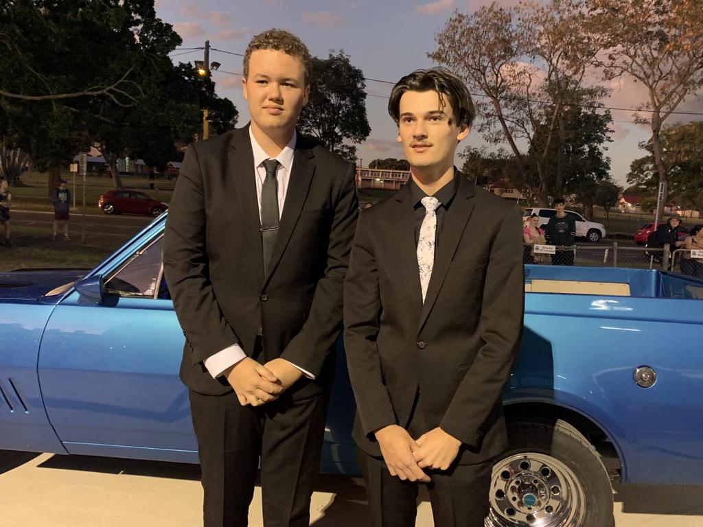 Students arrive at Maryborough State High School's formal.