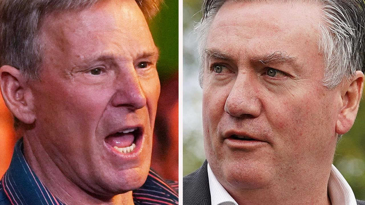 Sam Newman and Eddie McGuire have different points of view when it comes to golf amid the coronavirus pandemic.