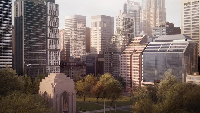 An artist’s_impression of the upcoming Hyde Park In which is set to rival New York’s Madison Avenue. Picture: Supplied