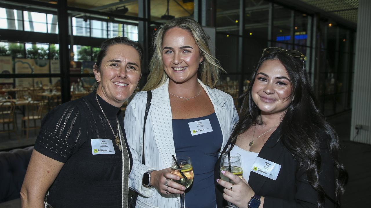 Entrepreneurs Forum, with Nicole Anderson, Emma Curtis and Meghan Borg. Picture: Glenn Campbell