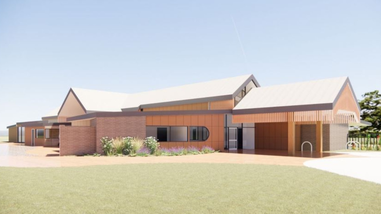 An artist's impression of the proposed Deans Marsh Community Hub.