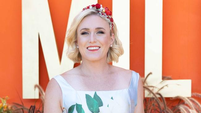 Sally Pearson at the Magic Millions raceday. Picture by Luke Marsden.