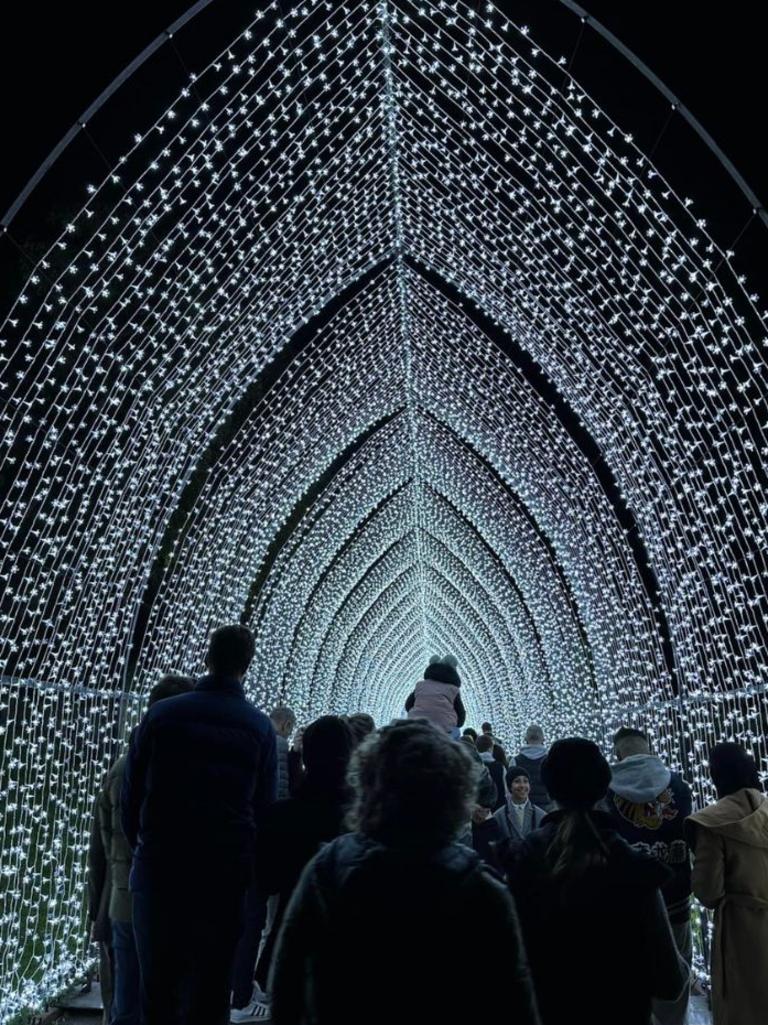 Lightscape spans 2.1km in Sydney’s Botanic Gardens. Picture: Vanessa Thwaites/Facebook