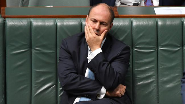 Treasurer Josh Frydenberg said the Morrison government’s policies have been the ‘catalyst’ for a recovery led by the private sector, but that the end of JobKeeper will lead to a “rough couple of months’. Picture: Getty Images