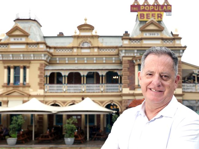 Craig Percival, the  managing director of Woollam Constructions, he company is celebrating their 140th birthday this and they built the Breakfast Creek Hotel in 1886 , Albion  - on Tuesday 19th of November 2024 - Photo Steve Pohlner