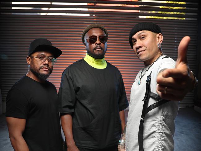 The Black Eyed Peas played at Homebush. Picture: Richard Dobson