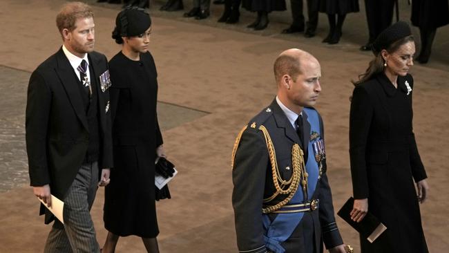 Harry and William put their differences aside. Picture: Nariman El-Mofty/WPA Pool/Getty