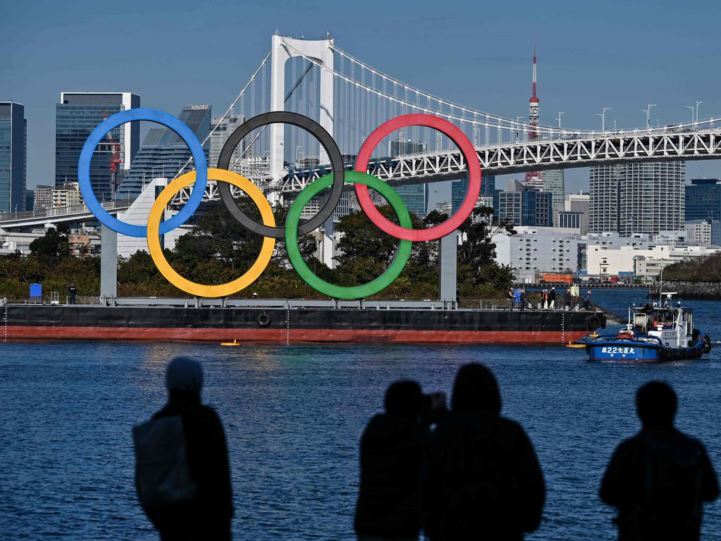 The pandemic forced Japan to reschedule the 2020 Tokyo Olympics. Picture: Charly Triballeau/AFP