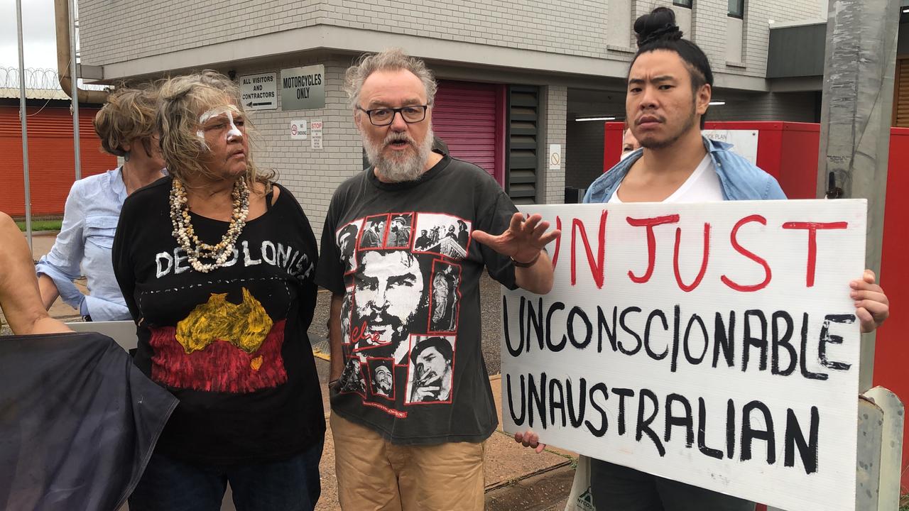 As incarceration rates of Territory children trend upwards, protesters are calling for action to address ‘gross injustices’ in the system. Picture: Supplied.