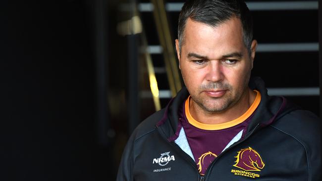 Under-pressure Seibold is building relationships with old Broncos. AAP Image/Darren England