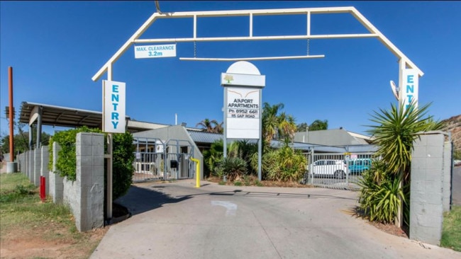 The former Alice Springs Airport Motel and, more recently, Airport Apartments, has been sold to a local developer for $3.8m, with plans to return it to its use as a hotel/motel. Picture: LJ Hooker