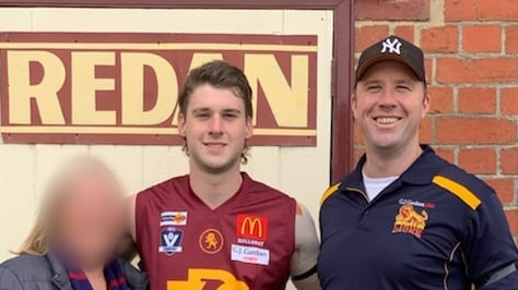 Patrick Orren Stephenson (left) with his father Orren Stephenson. Picture: Supplied/Facebook