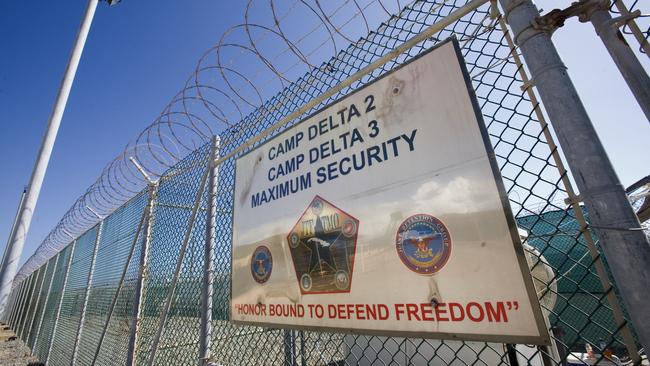 US President Donald Trump he planned to detain 30,000 "criminal illegal aliens" at the notorious Guantanamo Bay military prison, used for holding terrorism suspects since the 9/11 attacks. Trump made the shock announcement as he signed a bill allowing the pre-trial detention of undocumented migrants charged with theft and violent crime. Picture: Paul J. Richards/AFP