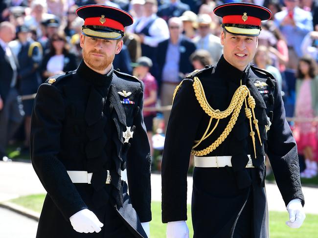 Harry said the Queen allowing him to wear a beard on his wedding day incensed his brother. Picture: Ian West- WPA Pool/Getty Images