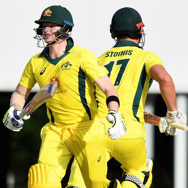 It seems unlikely that both Steve Smith and Marcus Stoinis can fit in the starting XI. Picture: AAP