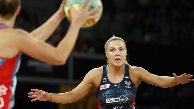 Kate Moloney is having an outstanding Super Netball season for the Vixens. Photo: Getty Images