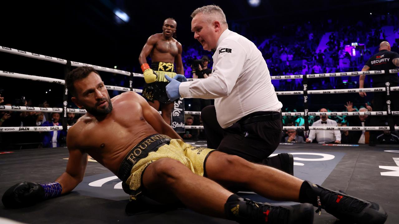 KSI knocks out Joe Fournier. Photo by Paul Harding/Getty Images)