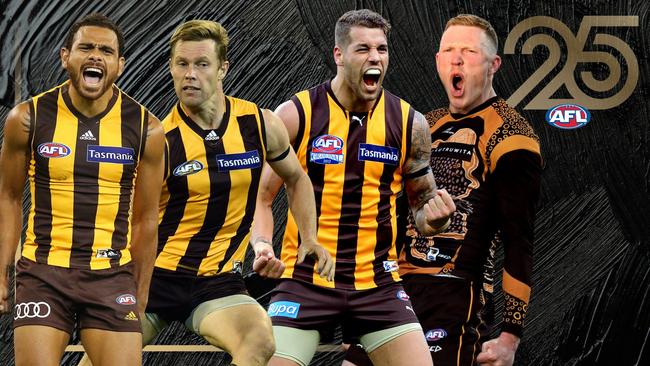 AFL 25: Hawthorn's team of the century so far