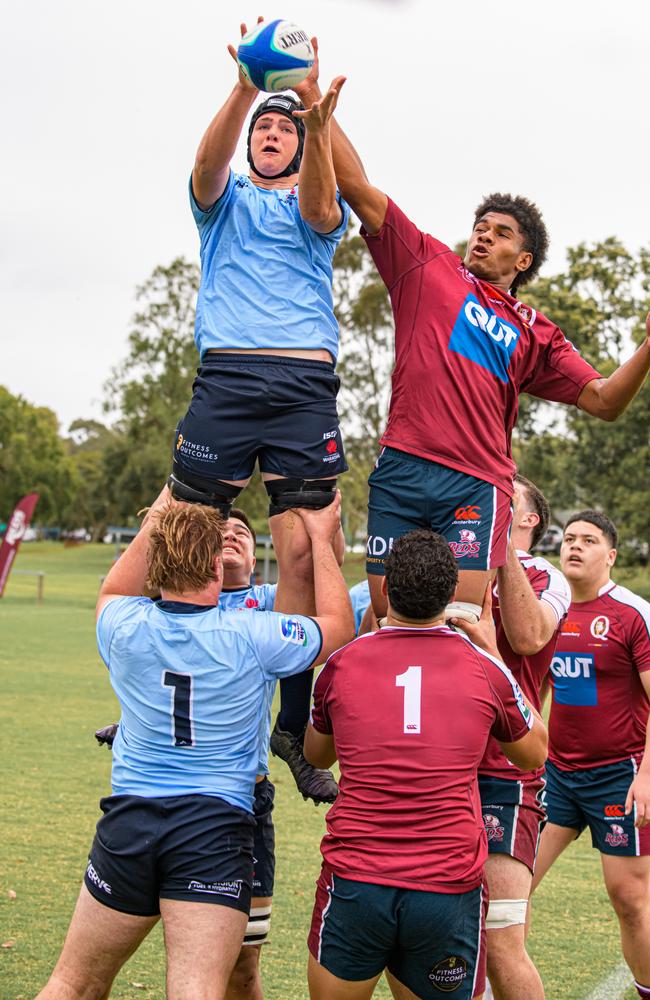 Manasa Vunibola. Super Rugby Under-16 action between the Queensland Reds and New South Wales Waratahs. Picture courtesy of James Auclair.