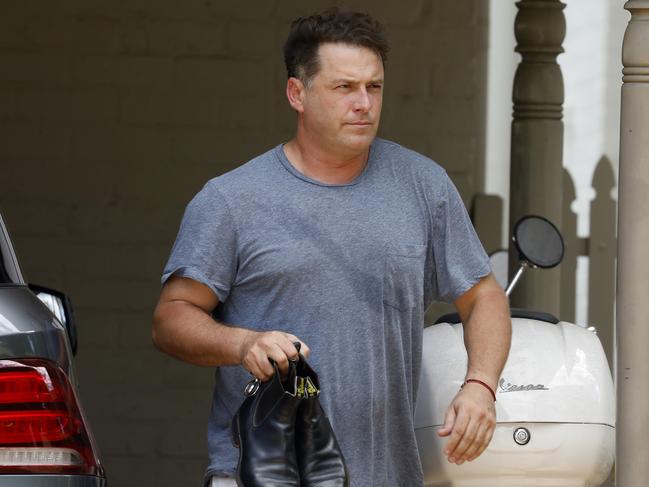 Karl Stefanovic, at his Mosman home today, has hired an expert to help with his public image. Picture: Chris Pavlich