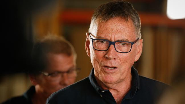 Territory Alliance Leader Terry Mills says the party will legislate to introduce ‘community magistrates’ if it wins government in August. Picture GLENN CAMPBELL