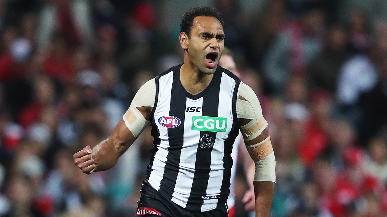 Collingwood's Travis Varcoe is set to play in the qualifying final against the West Coast Eagles. Picture: Phil Hillyard