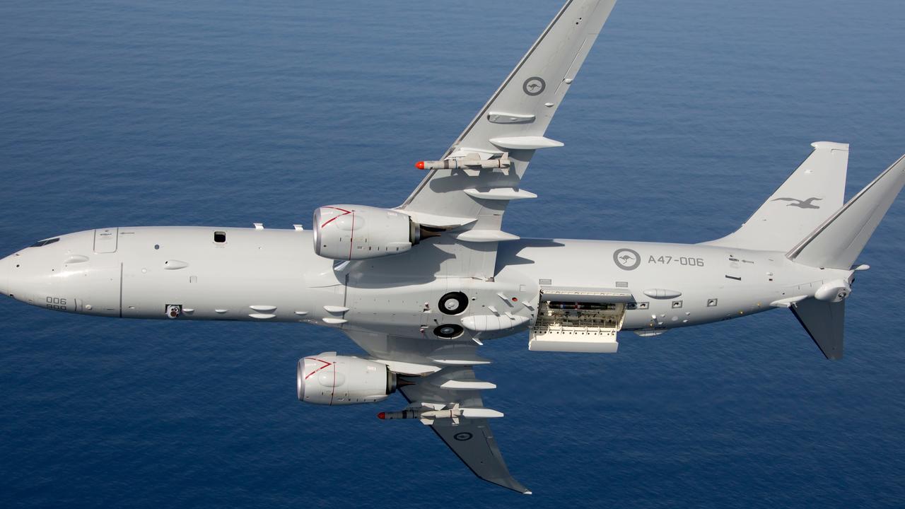 The Royal Australian Air Force P-8A Poseidon (pictured) had an ‘unsafe’ encounter with a Chinese fighter jet, which released flares above and in front of the plane, days before the news of the warships broke.