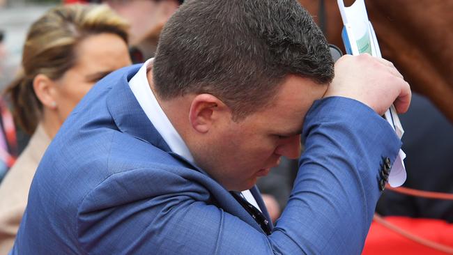 Trainer Bryce Heys after Speith finished second in the Darley Classic on November 5.