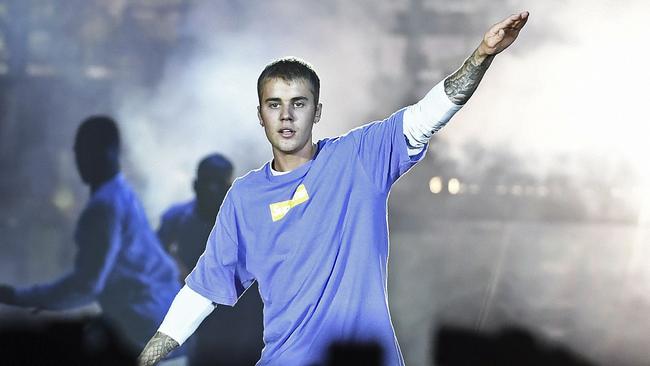 Justin Bieber has announced he is taking a break from music and touring. Picture: AFP PHOTO / Christophe Archambault