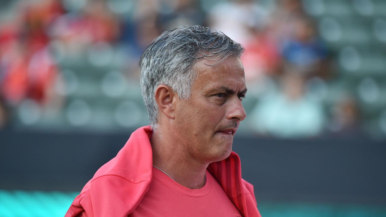 Manchester United's coach Jose Mourinho