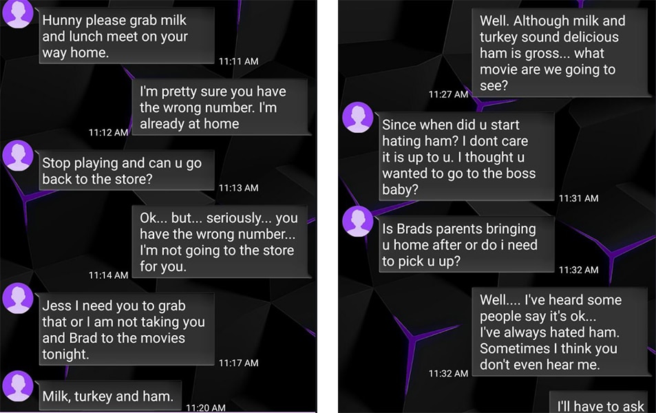 Daughter Posts Brutally Honest Texts That She Receives From Her