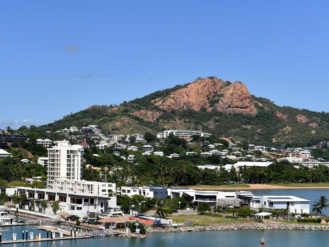 View of Townsville and Castle Hill from the roof of Ardo. Picture: Evan Morgan