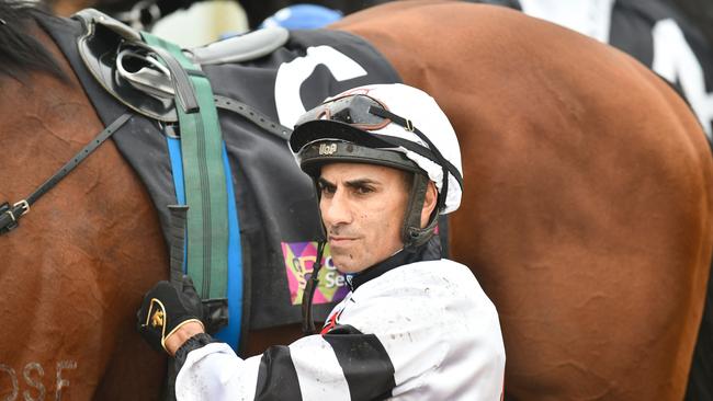 Jockey Jeff Penza brings home Signore Fox, from the Peter and Paul Snowden stables, after the four-year-old snatched victory in the 2020 GDSC Ramornie Handicap.