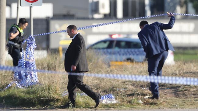 Police are yet to release any information on the gunman or accomplice. Picture: David Crosling