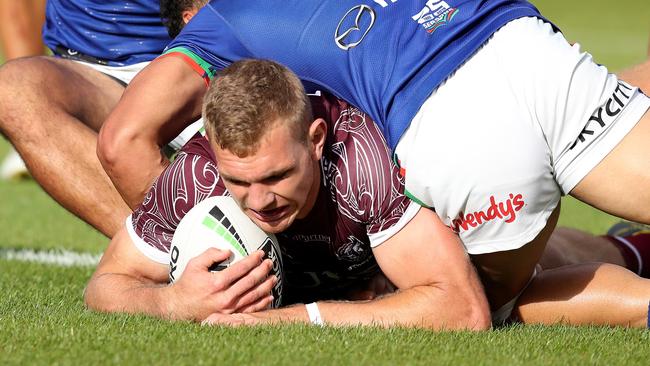 Tom Trbojevic was superb on his return for Manly. Picture: AAP