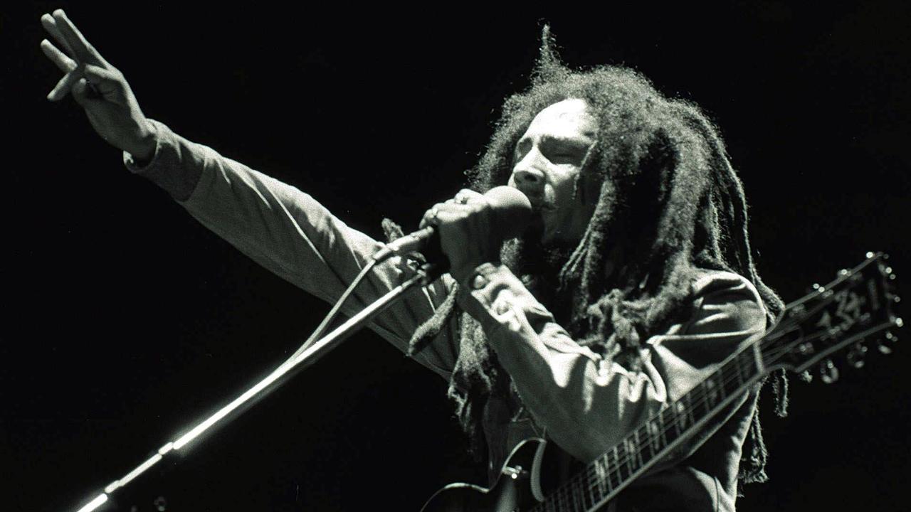 Bob Marley performing in 1979.