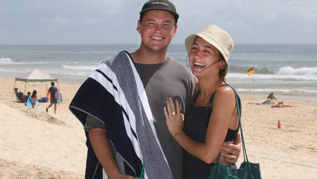 Luke Russel and Tayla Cox from the NSW Central Coast. Picture: Glenn Hampson