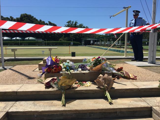 The site of the memorial has become a shrine to the little girl.