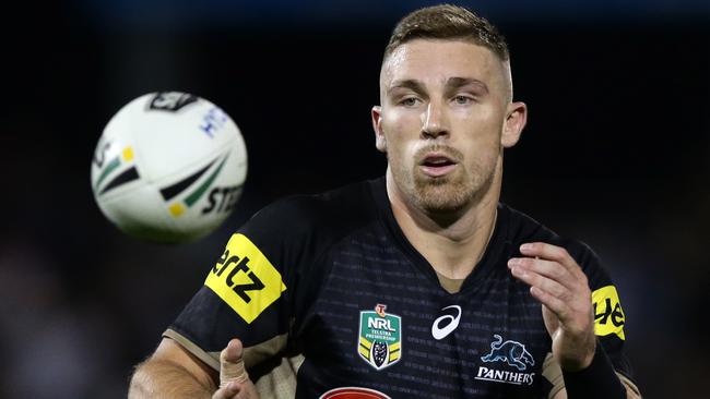 Panther's Bryce Cartwright during the round 6 NRL game between the Penrith Panthers and the North Queensland Cowboys at Pepper Stadium,Penrith.Picture Gregg Porteous